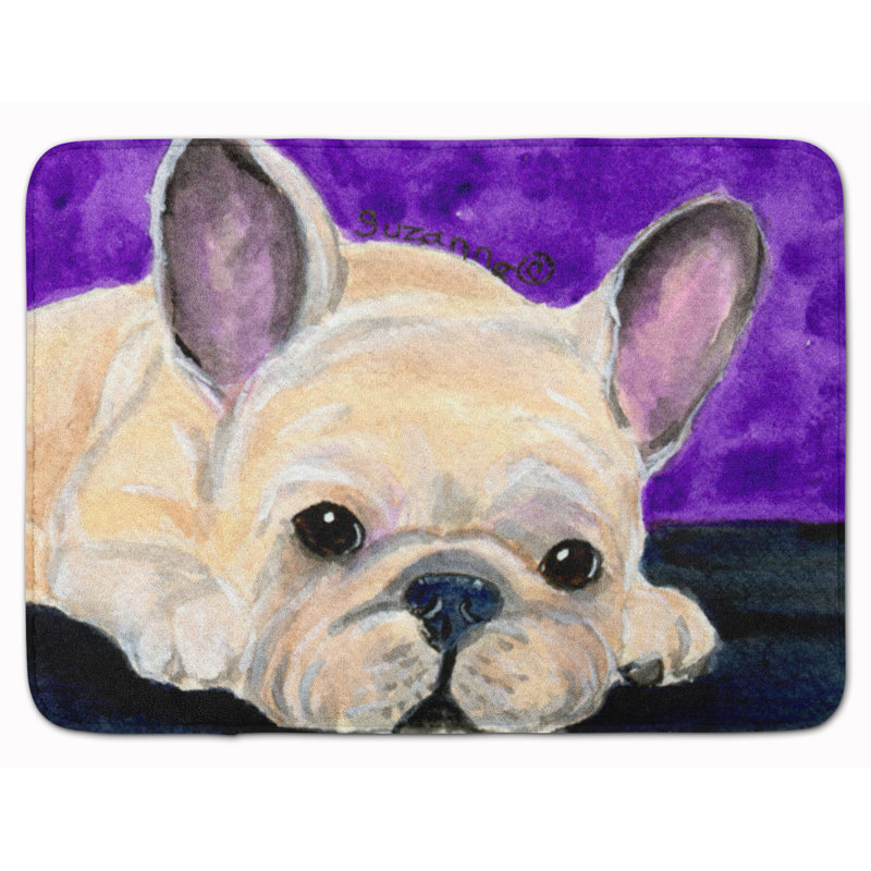 East Urban Home French Bulldog Memory Foam Bath Rug Wayfair